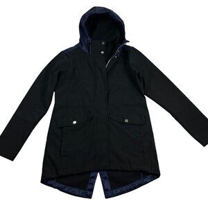 Athleta Pinnacle 3-in-1 Hooded Jacket Womens Size XS Black - No Liner